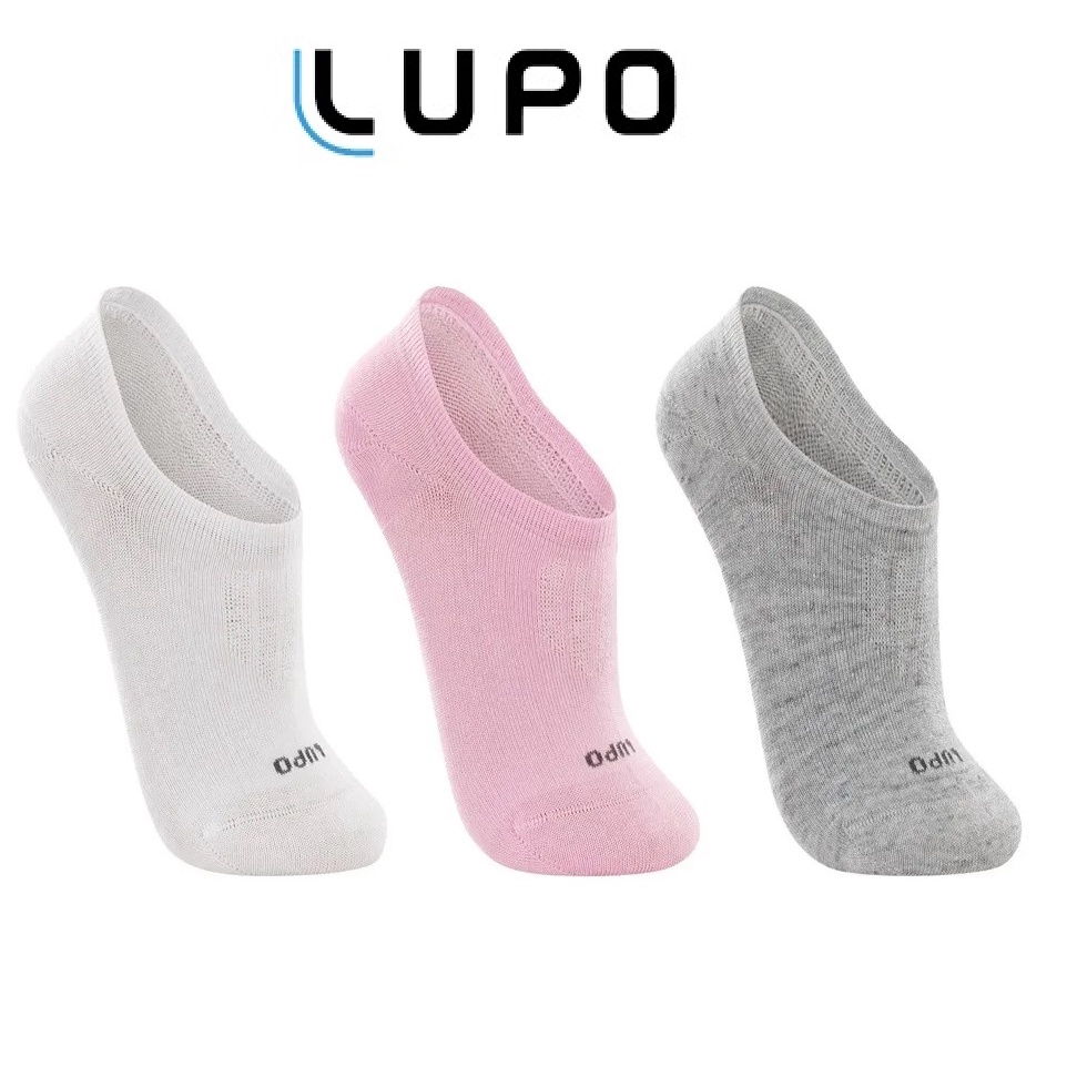Kit 3 pares meia soquete sapatilha feminina Lupo