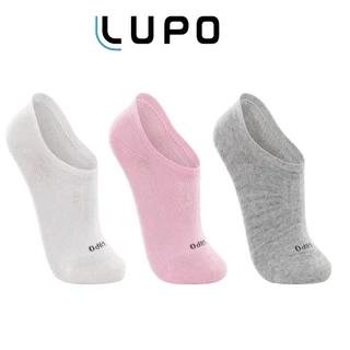 Kit 3 pares meia soquete sapatilha feminina Lupo