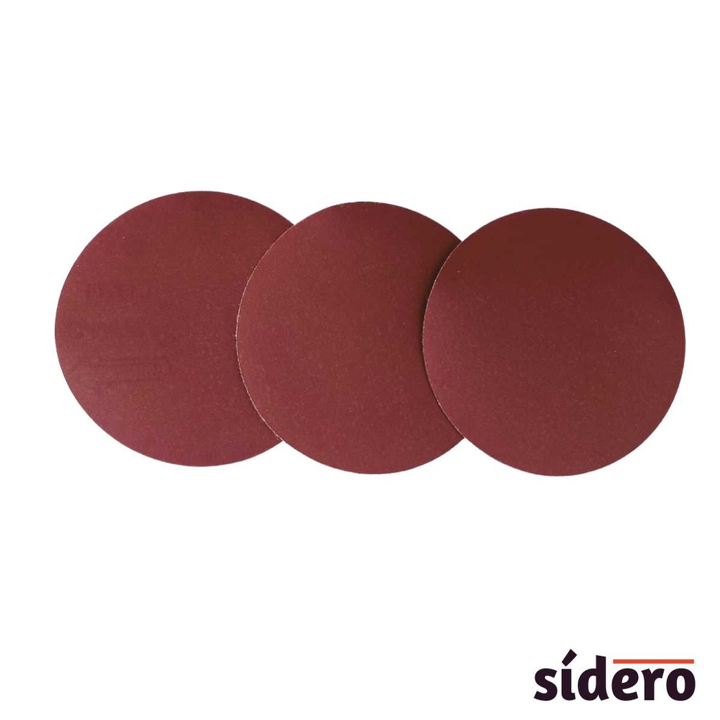DIsco de lixa pluma 125mm sem furo c/10