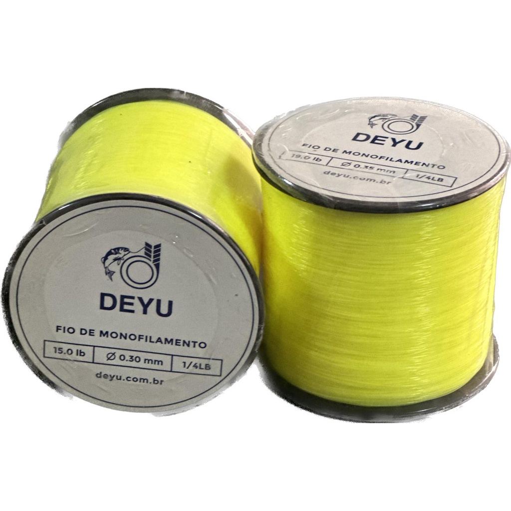 Linha De Pesca Spectra - 474m Amarela 18kg | Ideal Para Água Doce E Salgada