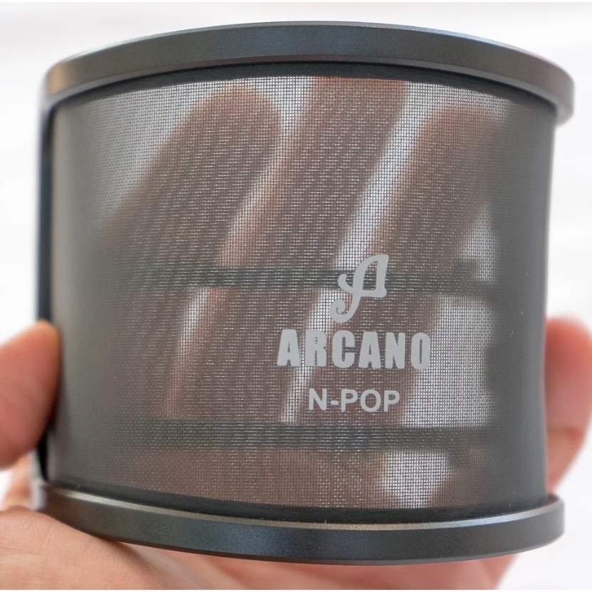 Pop Filter Côncavo Arcano N-pop Anti Puff Para Microfone