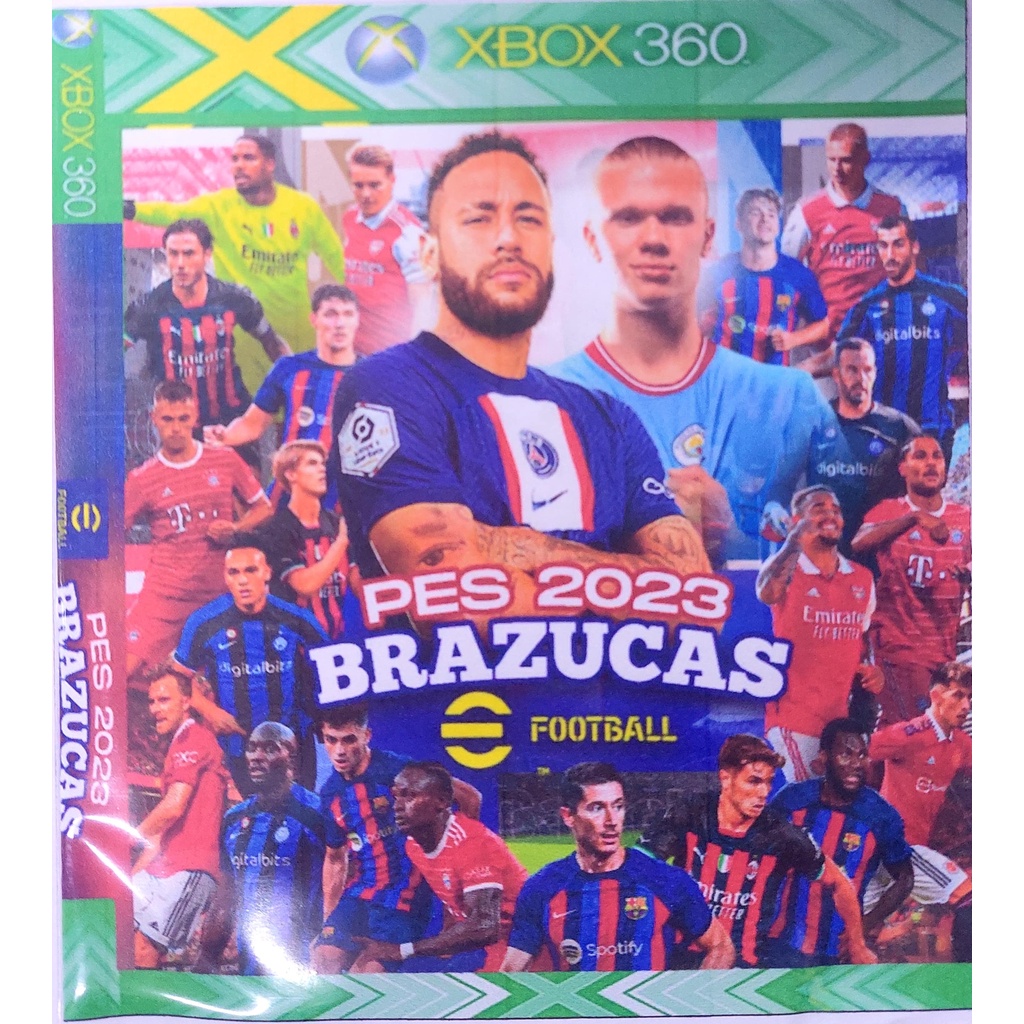 Jogo Futeboll Xbox 360 Pes2023 Brasukas Atualizado