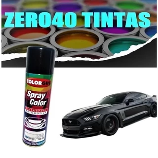 Tinta automotiva spray Black Piano 300ml Colorgin