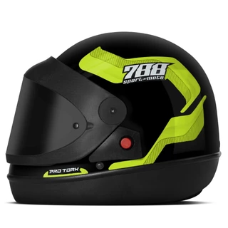 Capacete Moto Integral Barato San Marino Sport Moto 788 Visera Fumê Masculino e Feminino Automatico Pro Tork