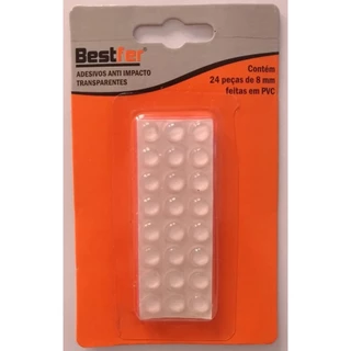 Adesivo Protetor Anti Impacto Bater Maçaneta Porta 24pçs 8mm