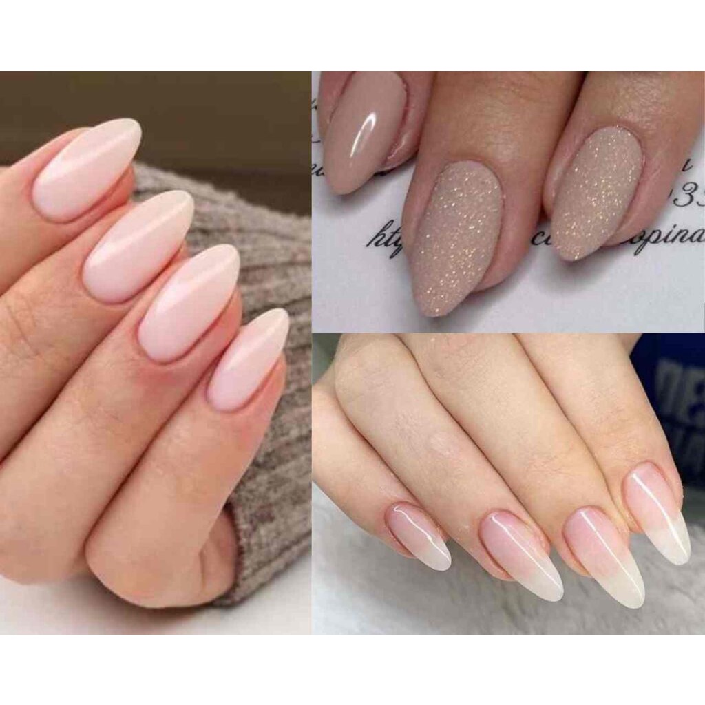 Unhas Postiças Natural Oval Ou Almond Amendoada, Unhas Postiças Natural Oval ou Ballerina Almond Amendoada com 100 unidades