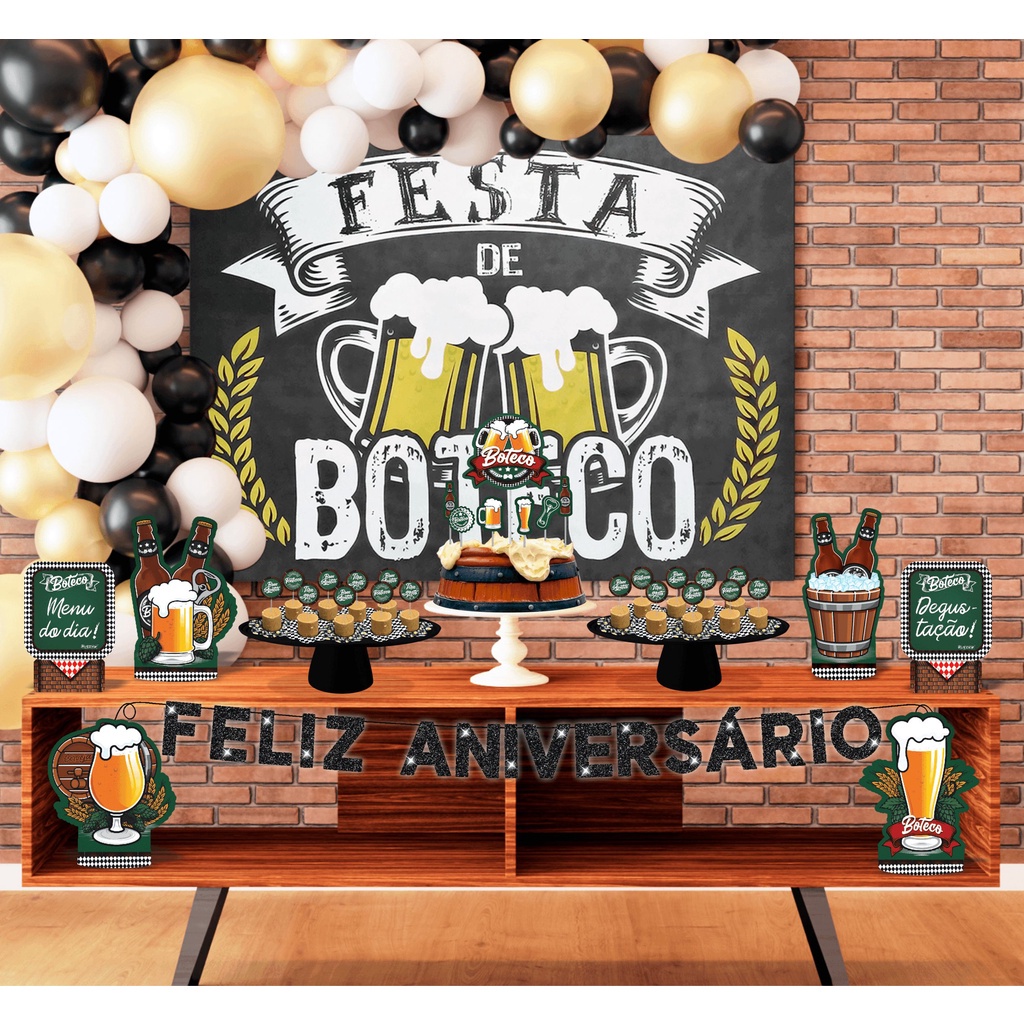 Kit Festa Fácil Festa De Boteco - Decoração De Comemoração