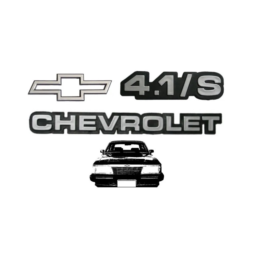 Emblemas Opala Diplomata Comodoro 88 - 90 Cinza