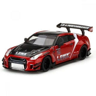 MINI GT 1/64 NO . 345 LB Trabalhos NISSAN-R R35 Tipo 2 VER 3 Vermelha 2 RHD Escala DIECAST Modelo Carro