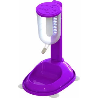 Bebedouro Comedouro Automático Para Cães Gatos Regulável Com Bilha STAR (COR LILÁS)Promoção Envio Imediato
