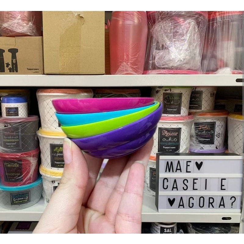 Kit Tupperware Mini Pragelinha 4 peças Tupperware | Shopee Brasil