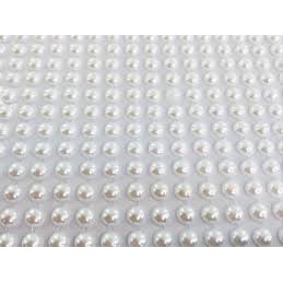 COMBO CARTELA ADESIVA MEIA PEROLA PEROLA COM 8 CARTELAS 4mm E 8 CARTELAS 6mm.
