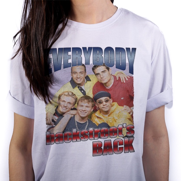 Camiseta Algodao Backstreet Boys Bsb Vintage Retro 90´s Show