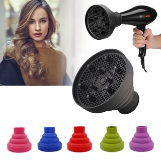 Difusor de Ar para Secador Em Silicone Adaptador Definidor de Cachos Retrátil Universal