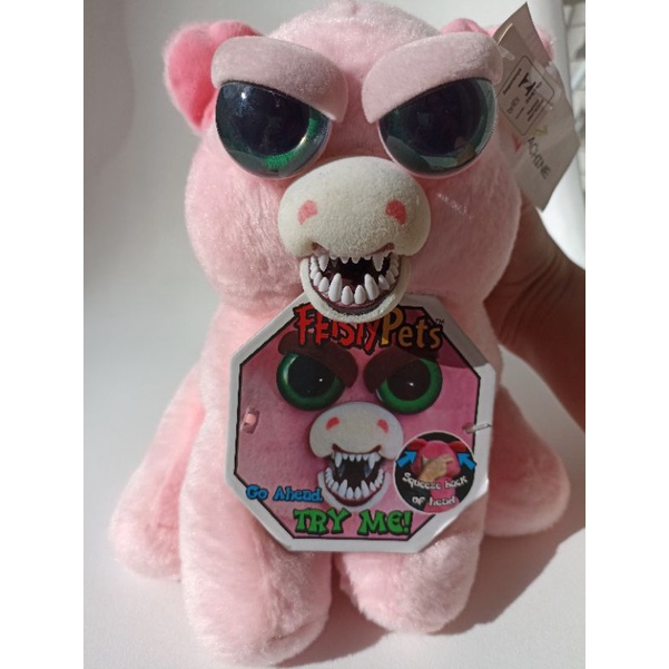 Feisty Pets Porca Rosa BR MACHINE. | Shopee Brasil