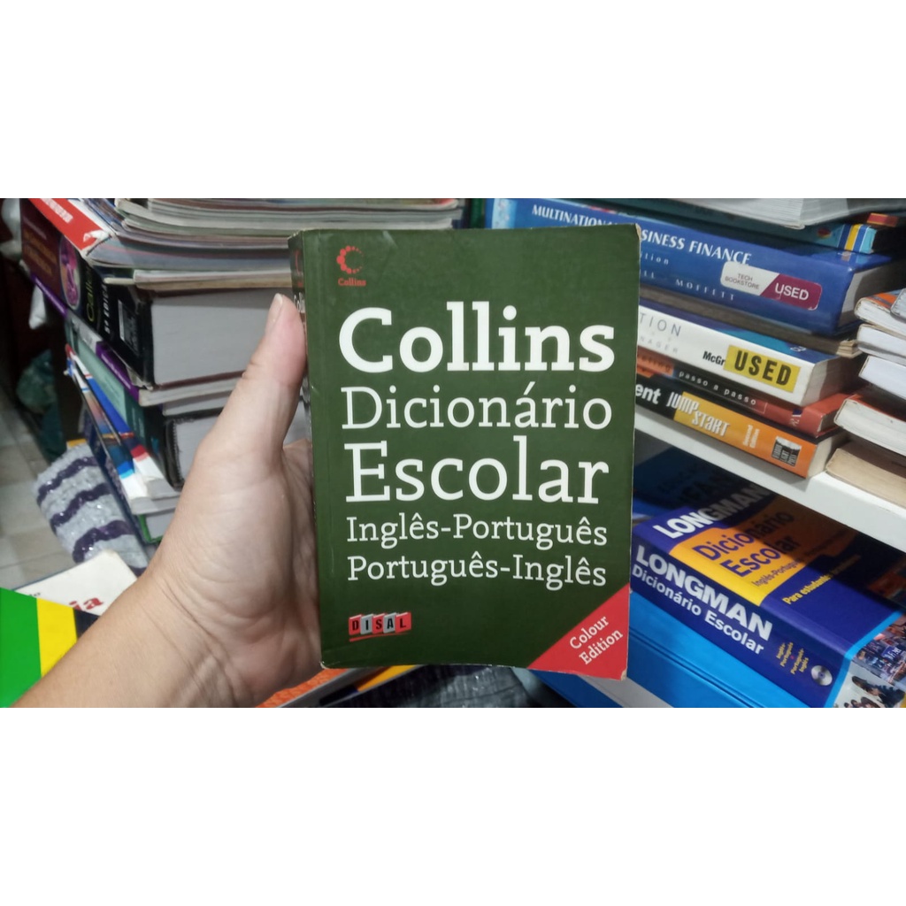 Collins Dicionario Escolar, Ingles-Portugues, Portugues-Ingles, Dicitonary