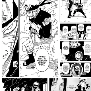 Papel de parede Autoadesivo Quarto Anime Naruto Preto E Branco 1m