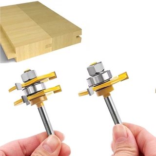 kit Fresa Macho e Fêmea para Tupia Haste 6mm -Promoção