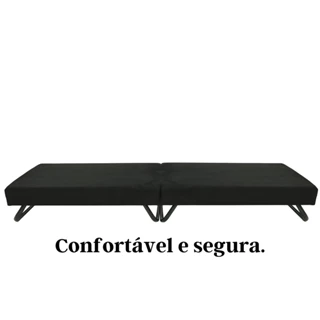 Cama Portátil Dobrável Solteiro Praia Varanda e Sala