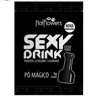 Sex shop Mágico Forte e Extra Forte Sexy Pózinho Provocante Drink 1G Hot Flowers gel