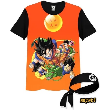 Camiseta Babylook Colorida Goku Super Saiyajin Deus