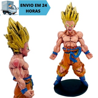 Goku Criança Dragon Ball Estatueta Resina Colecionável