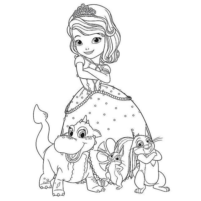 Desenhos para Colorir as Princesas – Desenhos