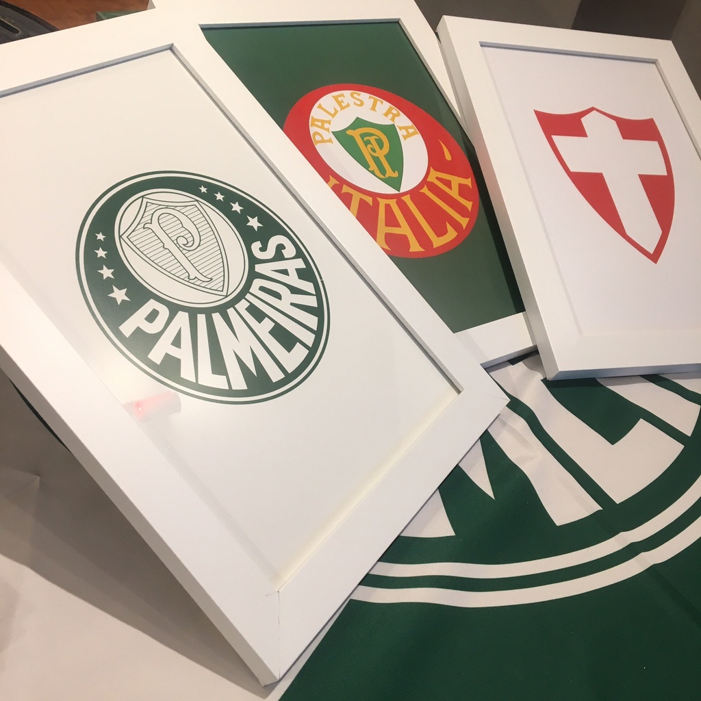 Quadro Palmeiras (Kit 3 Quadros Com Vidro Frontal 30 cm) | Shopee Brasil