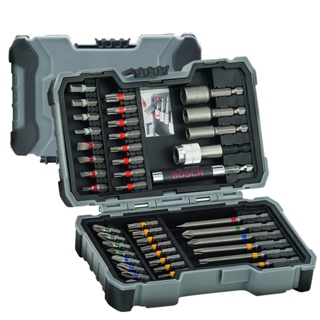 Jogo De Bits de Pontas e Soquetes Philips Fenda Bosch para parafusar com 43 unids