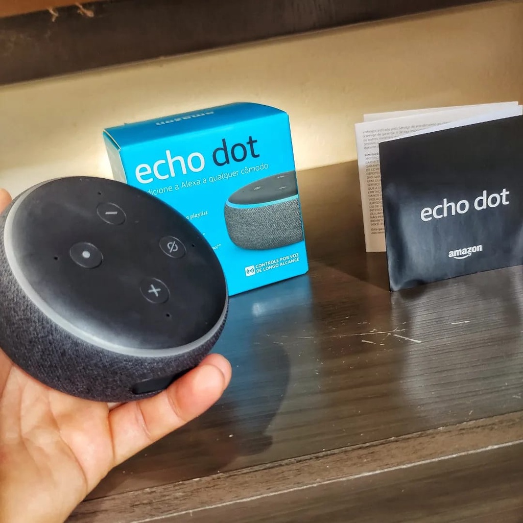 Echo Dot 3 - Som de Alta Qualidade e Controle de Dispositivos
