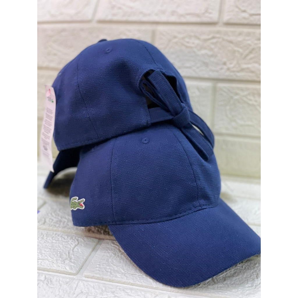 Boné Lacoste Lacinho Mini Croc Lateral Aba Curva Todas as Cores - Envio ...