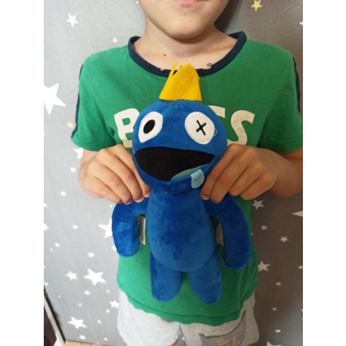 Kit 3 Pelúcia Boneco Azul Babão, Verde e Laranja Roblox Rainbow Friends -  DuBaby- A loja do seu bebê