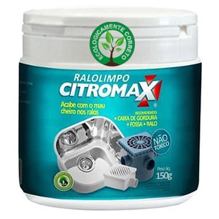 Encanamento Limpo Ralo Caixa De Gordura Ralo Limpo Citromax 150g