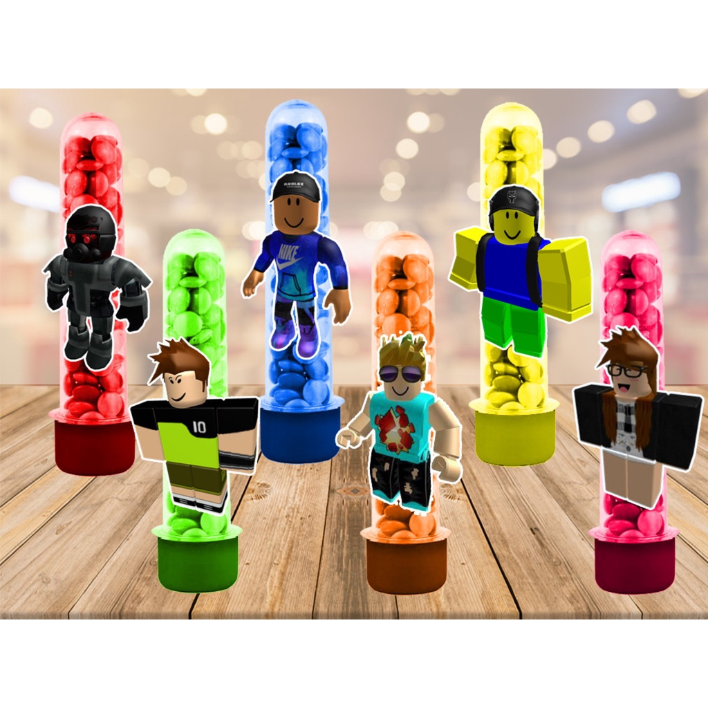 Tubete Personalizado Roblox Meninas (20 Unidades)