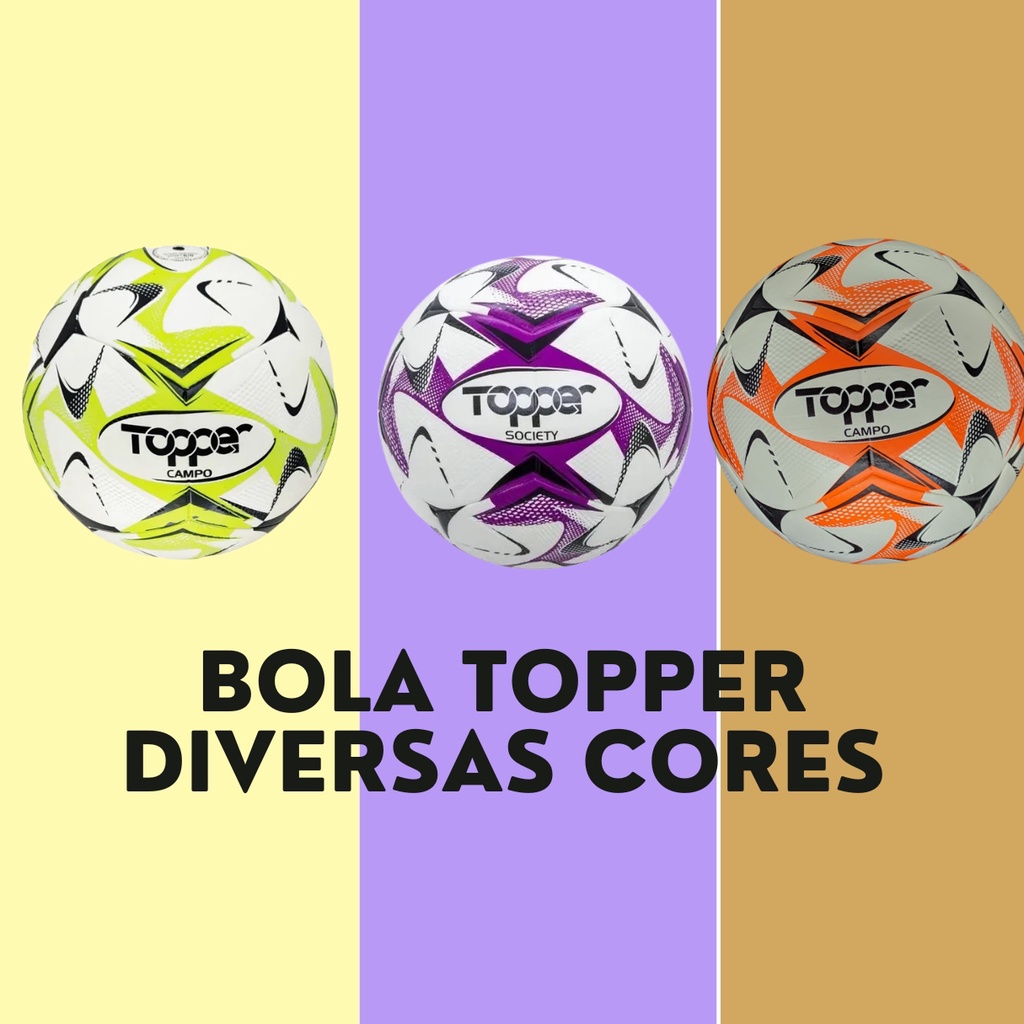 Bola de Futebol Society Topper Slick Original