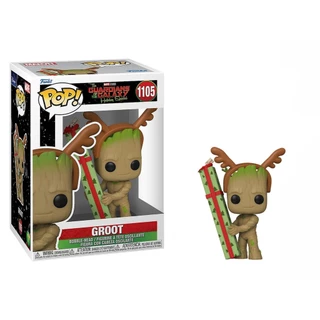 FUNKO POP GUARDIANS GALAXY HOLIDAY - GROOT 1105 NOVO ORIGINAL em Oferta na Shopee