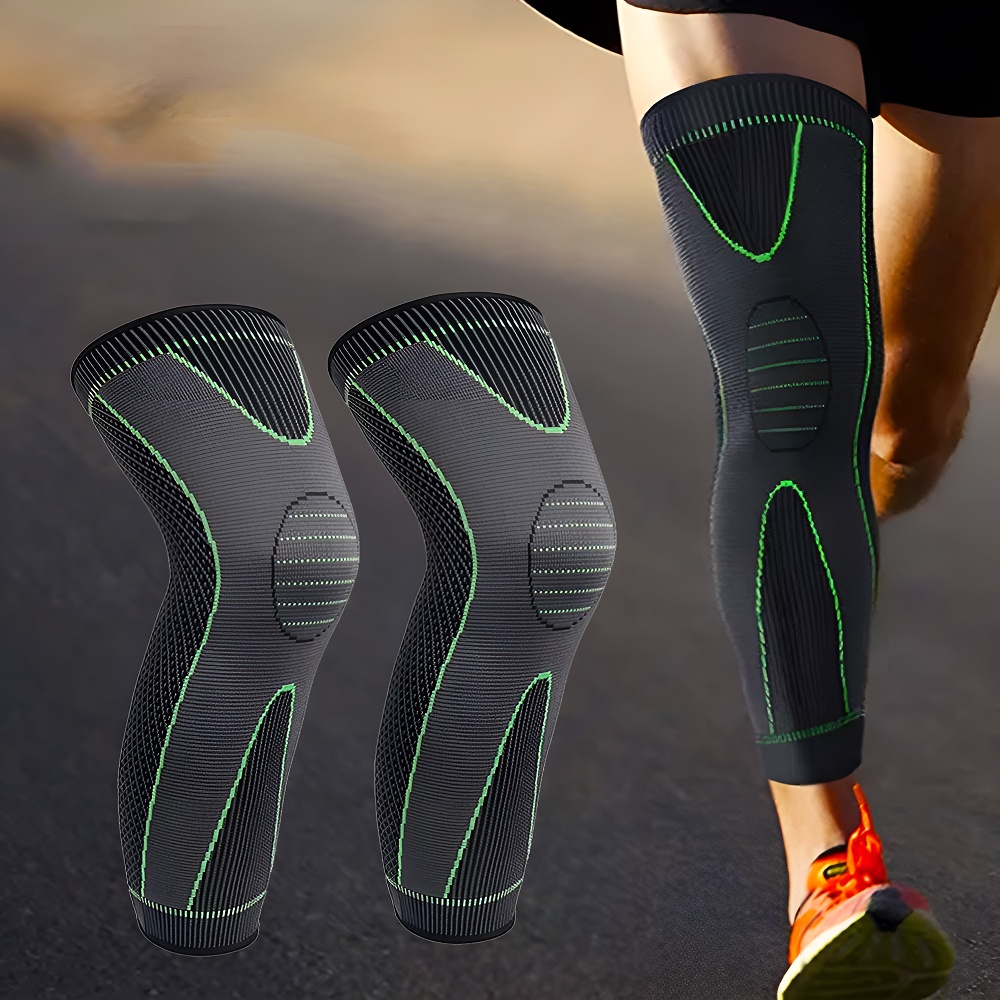 Joelheira de Compressão Ortopédica Meia Térmica Alivio da Dor Absorve Suor Estimula Circulação Fitness Caminhada Ciclismo Crossfit