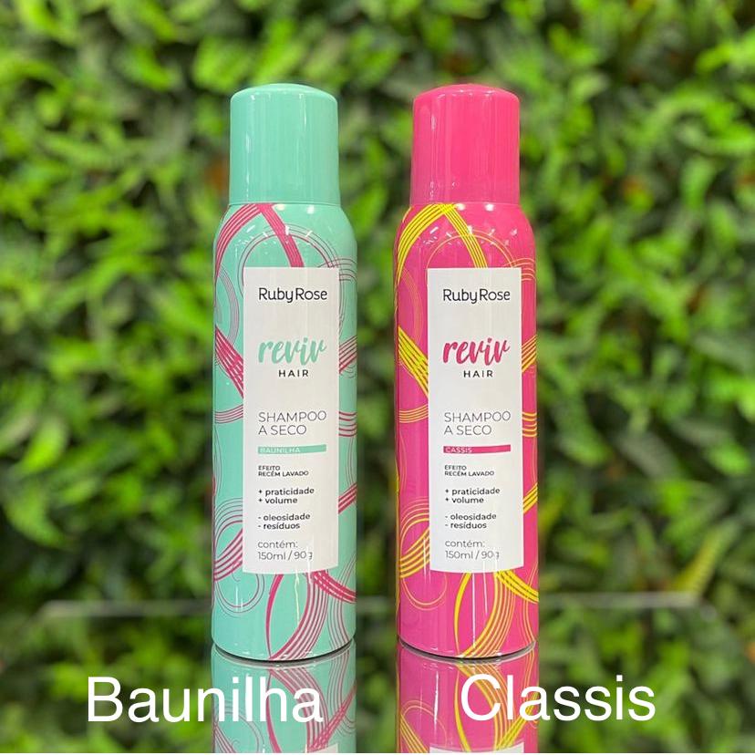 Shampoo a Seco Reviv Hair Ruby Rose Shopee Brasil