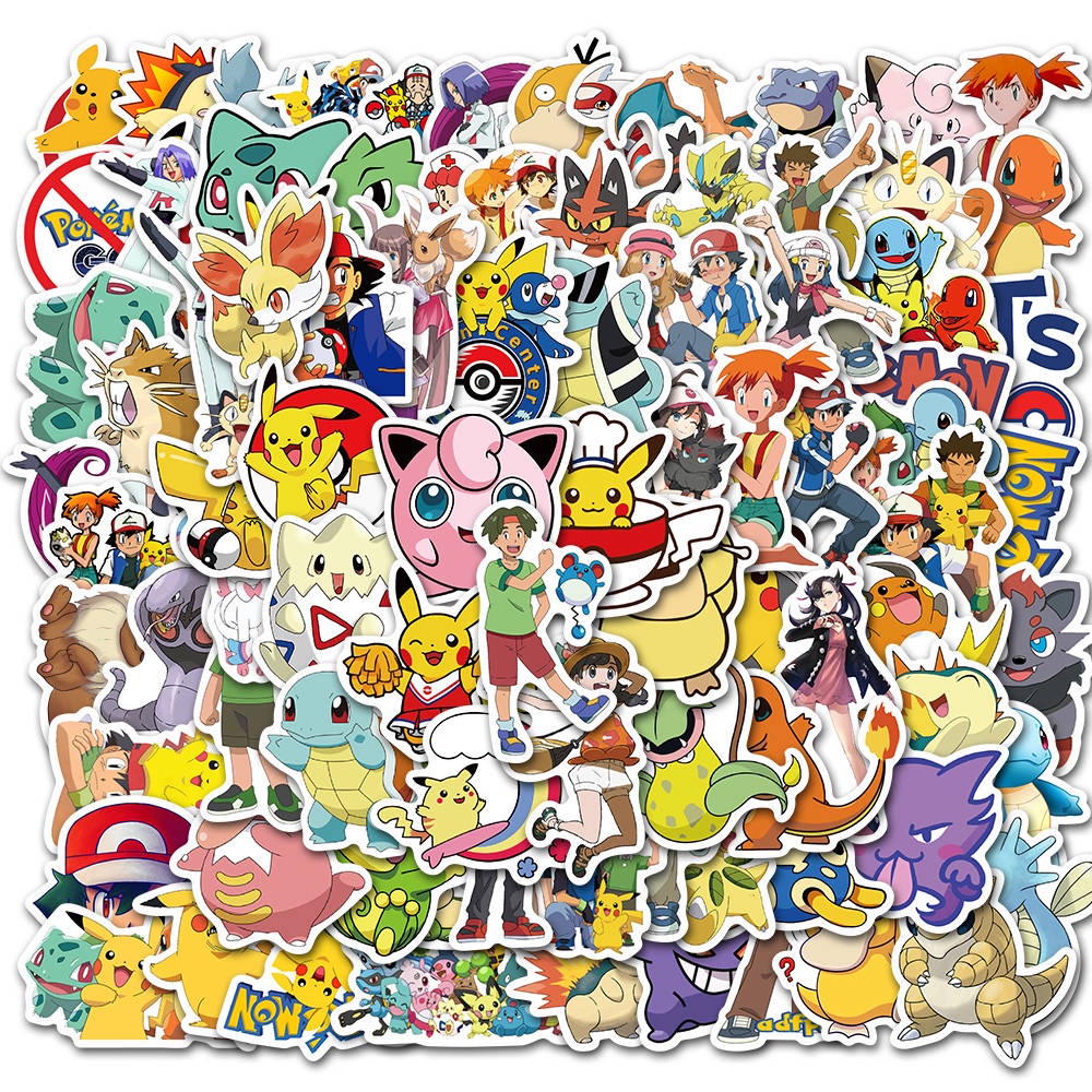 Pack Adesivos - Eeveelução - Eevee - Evolução - Pokémon