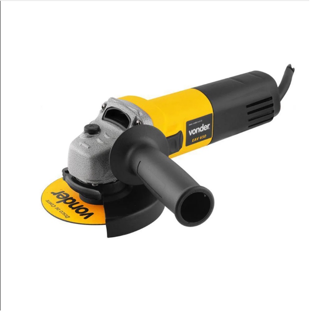 Esmerilhadeira angular 4.1/2", 650 W,com disco, 127 V~, EAV 650 Vonder