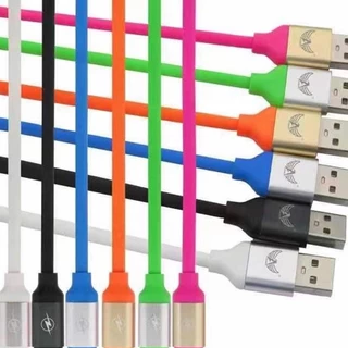 kit-10 pcs Cabo USB TYPE-C V8 Lightning Dados Carregar Emborrachado
