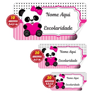 Adesivo Desenhos animados grandes personalizados da panda