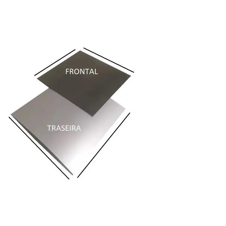 Kit c/ 2 Películas Frontal + 1 Prateada 10x10 CM Para painel de Carros e Motos
