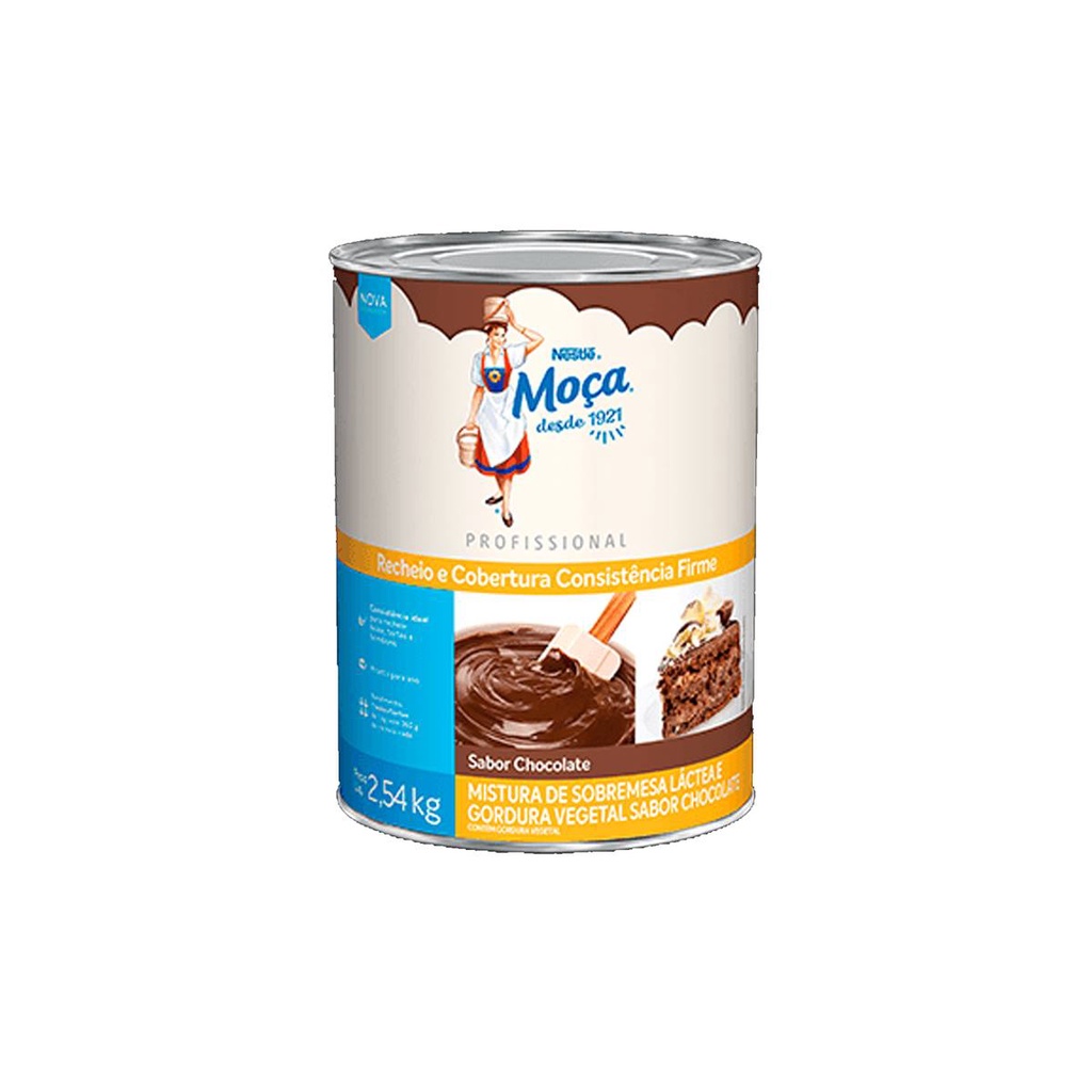 Recheio Cobertura Chocolate Moça 2,54kg - Nestlé