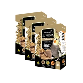 Kit 3un Suprema Calopsita 700g - Reino Das Aves