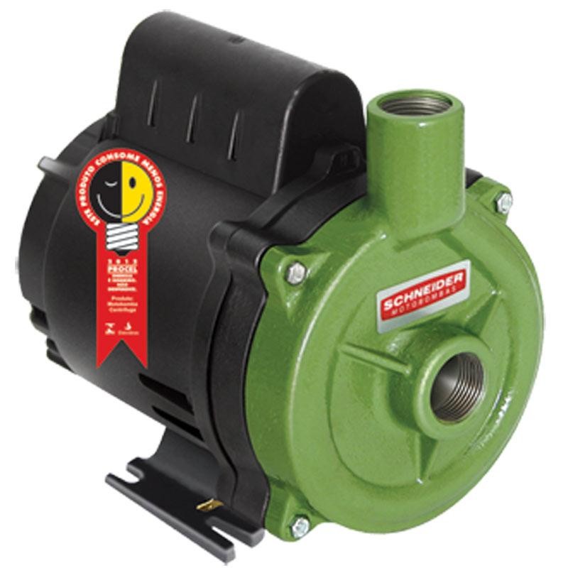 Bomba Centrífuga Monofásica Schneider Bc-98 0.5hp Verde 60hz 220v