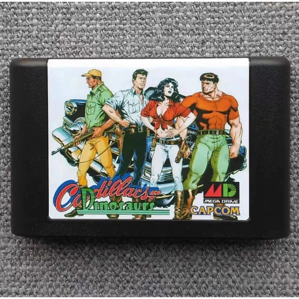Cadillacs And Dinosaurs Lançamento 2022 Mega Drive Genesis Escorrega