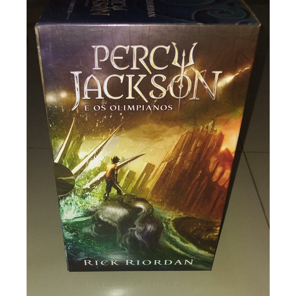 Box Percy Jackson E Os Olimpianos Capa Nova Série Percy Jackson E