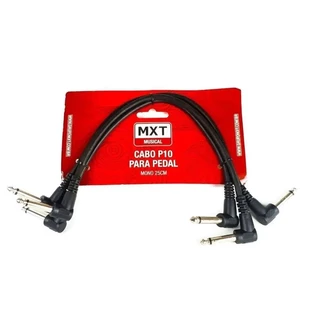 Cabo MXT P10 L X P10 L - P/ Pedal 25cm - Kit C/ 3 Cabos em Oferta na Shopee