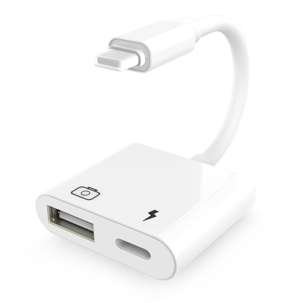 iPhone Adaptador USB OTG Relâmpago Para ios 13 U Disko iPad 2 in 1 Pen Drive